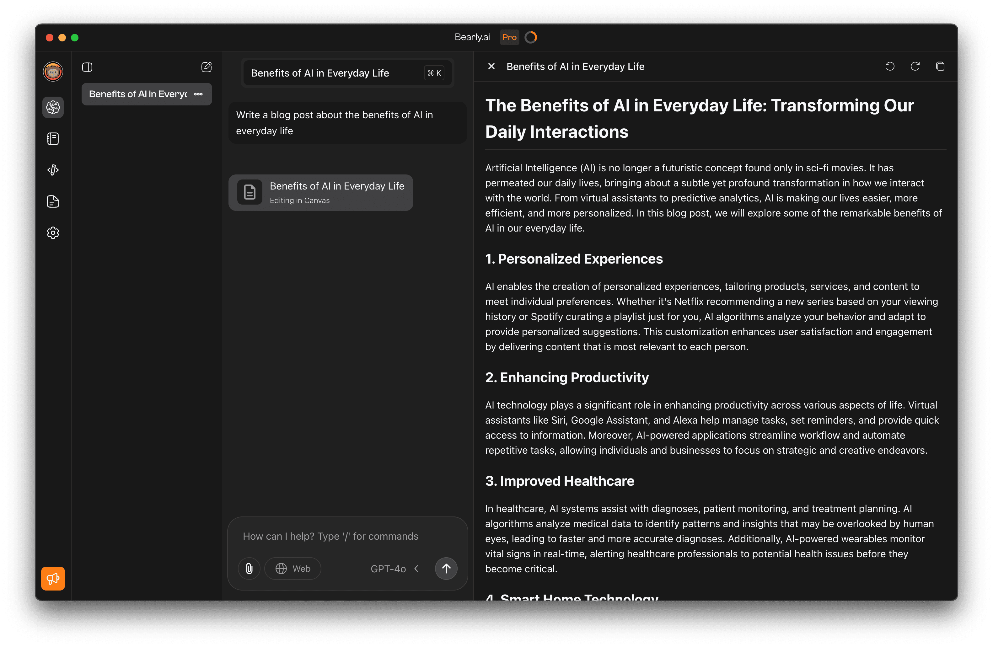 Canvas editor